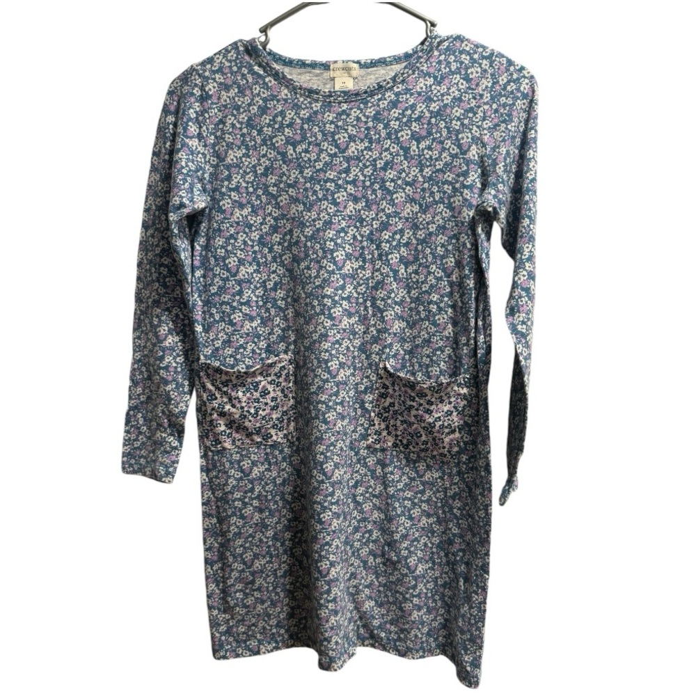 Crewcuts Girls' floral pocket T-shirt‎ dress, size 10